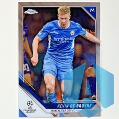 2021-22 Topps Chrome UEFA Refractor #75 Kevin De Bruyne Manchester City